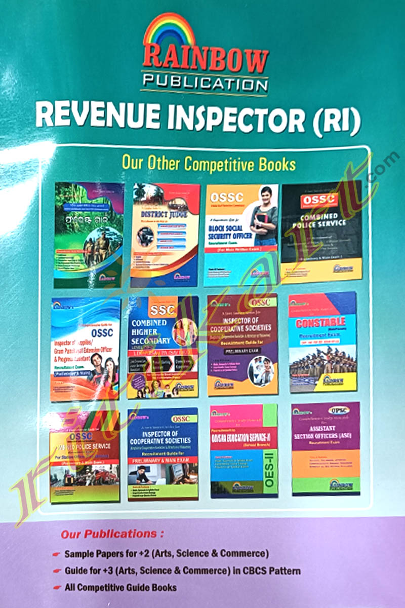 OSSSC Revenue Inspector (RI) Exam Guide Book