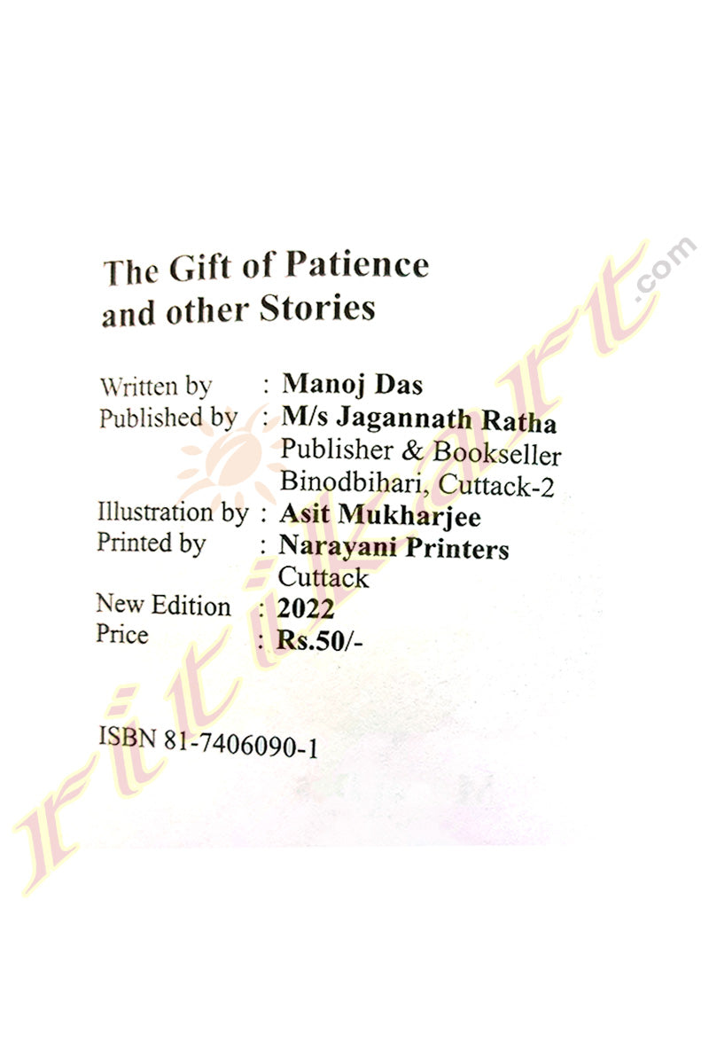 The Gift Of Patience and Other Stories by Manoj Das.