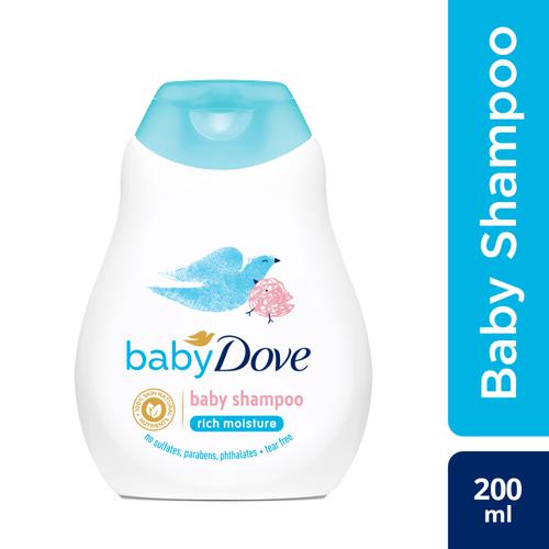 Baby Dove Rich Moisture Shampoo, 200 ml