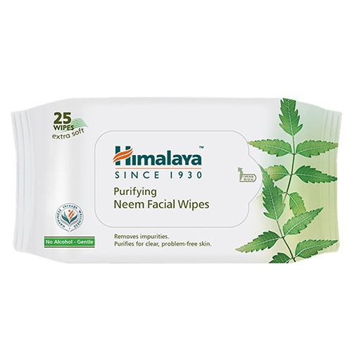 Himalaya Purifying Neem Facial Wipes, 25 Pulls