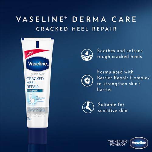 Vaseline Derma Care Cracked Foot Repair Cream, 25 g