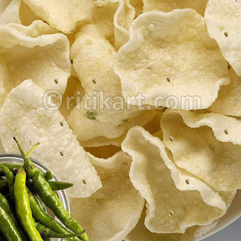 Buy Online Super Crispy Sabudana Zeera Papad 100 Gm Ritikart