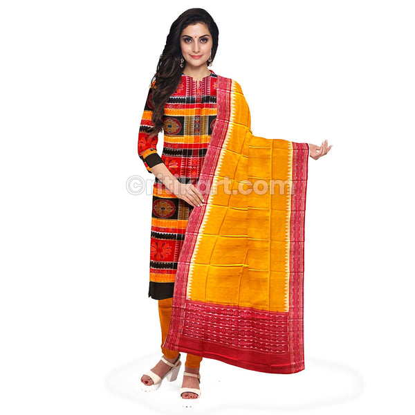 101023 Sambalpuri Handloom Cotton Dress Material With Dupatta at Rs 2200 |  Cotton Dress Material | ID: 2851486746648