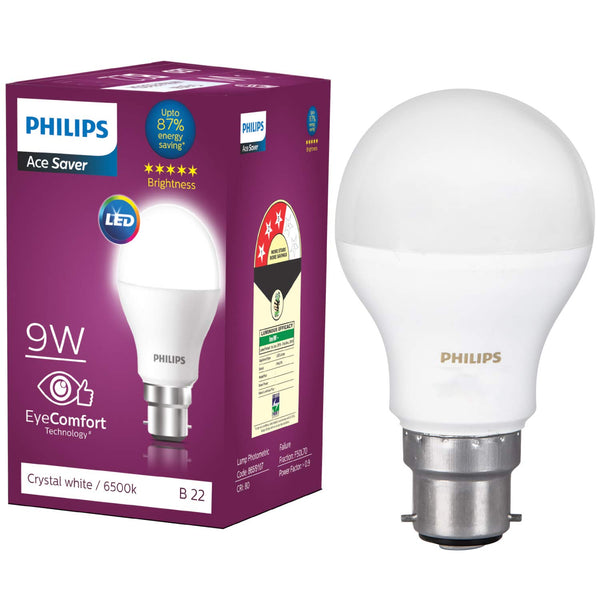 Philips Base B22 9-Watt Led Bulb (Cool Day Light)