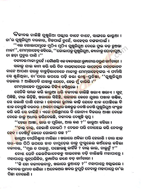 Odia Novel Danapani By Gopinath Mohanthy -ଗୋପୀନାଥ ମହାନ୍ତିଙ୍କ ଦାନାପାଣି-p4