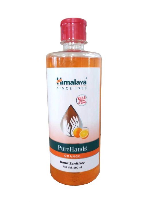 Himalaya Pure Hands Hand Sanitizer (Orange) - 500 ml