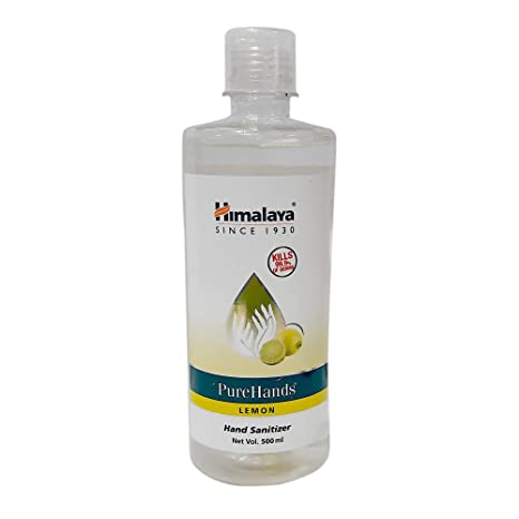Himalaya Pure Hands Hand Sanitizer (Lemon) - 500 ml