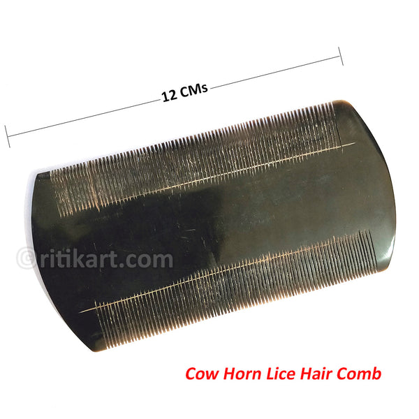 Cow Horn Lice Hair Comb (12 Cms)