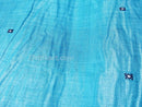 Tussar Fine Silk Raw Fabric  Sky Blue p-3