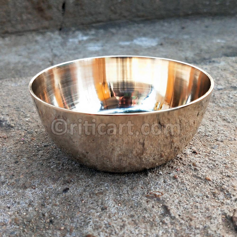 Balakati Kansa-Bronze Shining Bowl from Odisha (Small)