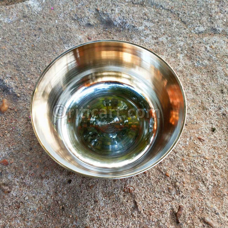 Balakati Kansa-Bronze Shining Bowl from Odisha (Small)