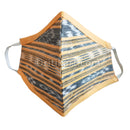 Sambalpuri Handloom Triple Layer Mask- Light Orange Color