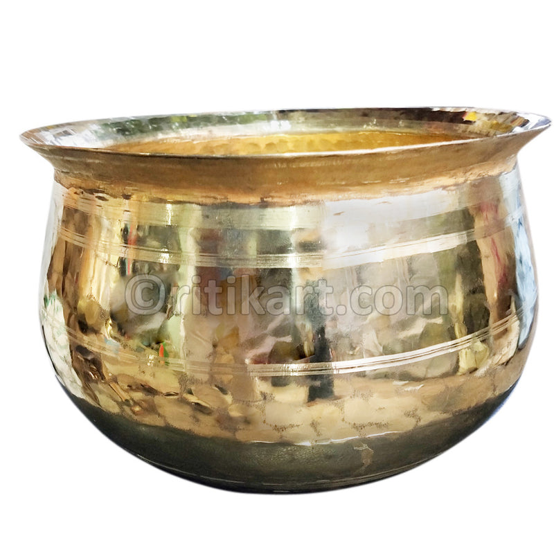 Balakati Pure Brass Cooking Pot/Handi (3 Litres)