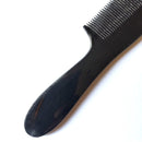 Horn Black Comb with Handle 18 Cm