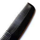 Pure Buffalo Horn Black Horn Comb 18 Cm (Two-in-One)