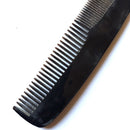 Pure Buffalo Horn Black Horn Comb 18 Cm (Two-in-One)
