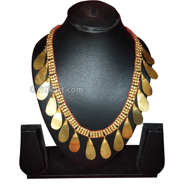 Tribal Handcrafted Dhokra Long Necklace