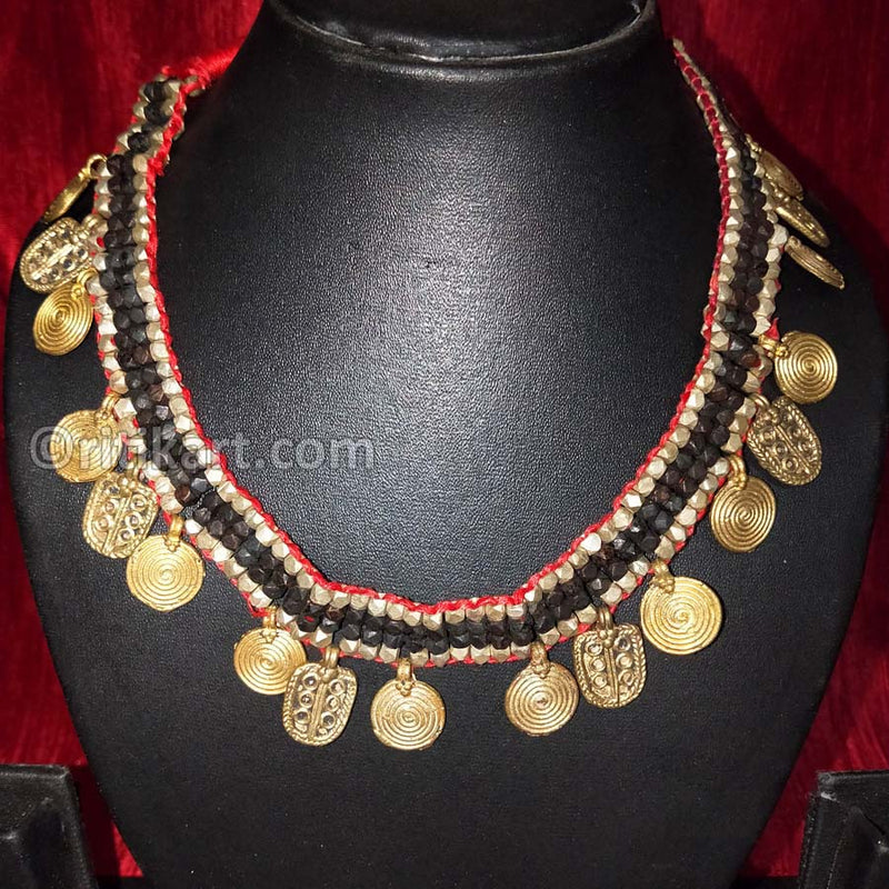 Tribal Handcrafted Dhokra Designer Necklace-7_2