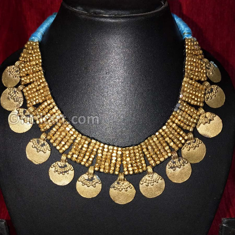 Tribal Handcrafted Dhokra Designer Necklace-9_2