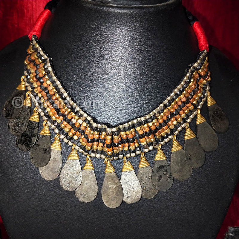Tribal Handcrafted Dhokra Designer Necklace-11_2