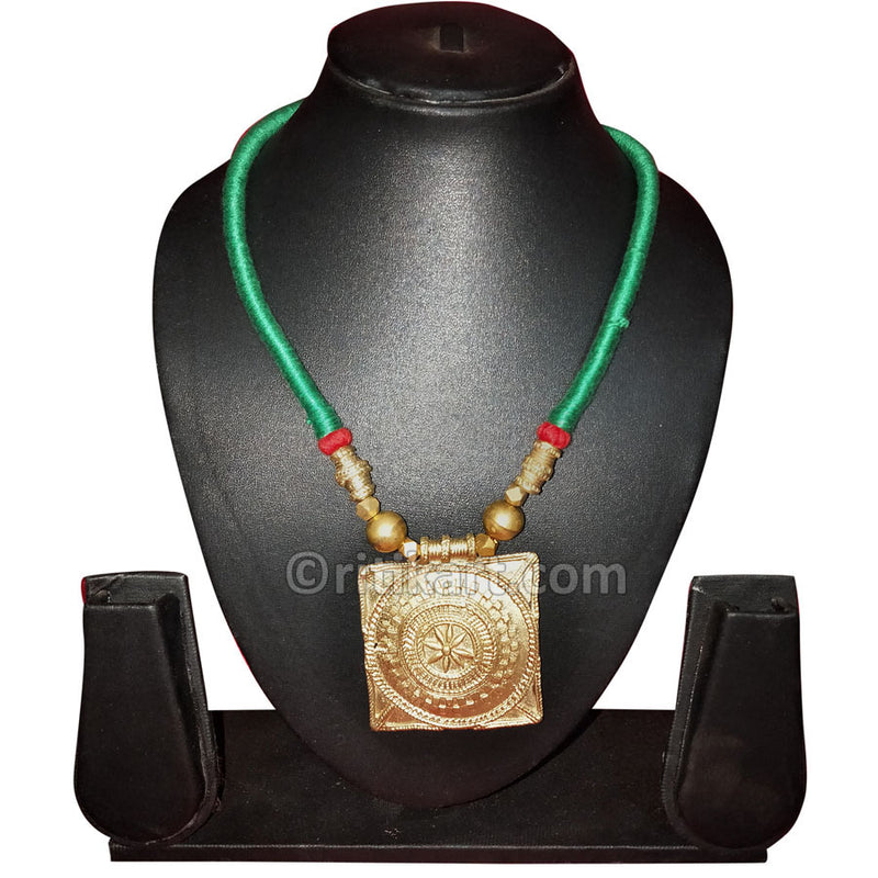 Tribal Necklace Exclusive Golden Royal Shield Design