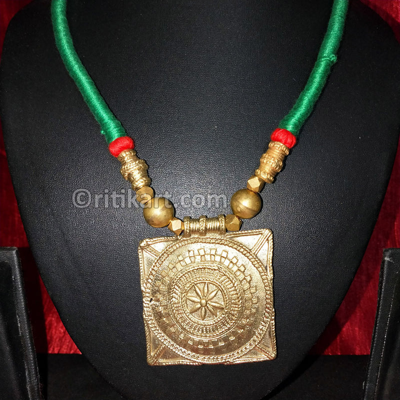 Tribal Necklace Exclusive Golden Royal Shield Design