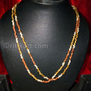 Tribal Dhokra Necklace Multi Color Brass Beads_2