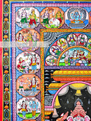 Lord Ganesh Canvas Pattachitra with Story_5