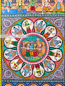 Radha Krishna with Dashavatar Pattachitra_1