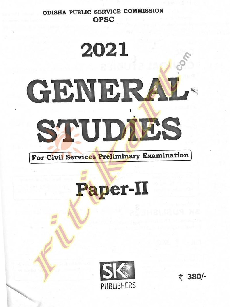 OPSC 2021 General Studies paper-2_1