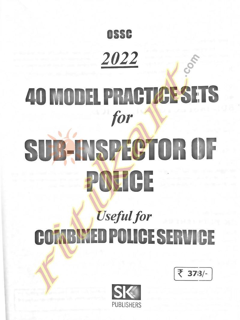 40 Model Practice Sets for Sub-Inspector of Police_2