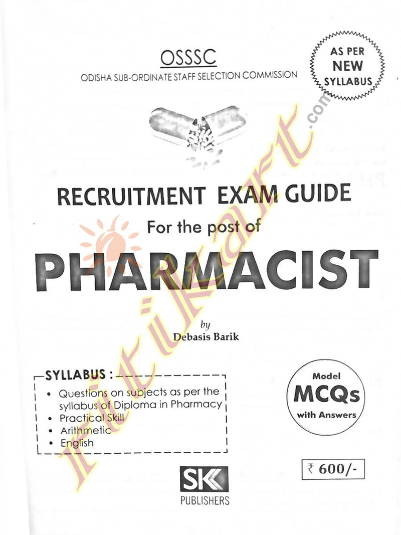 Recruitment Exam Guide for post of Pharmacist(OSSSC)_1