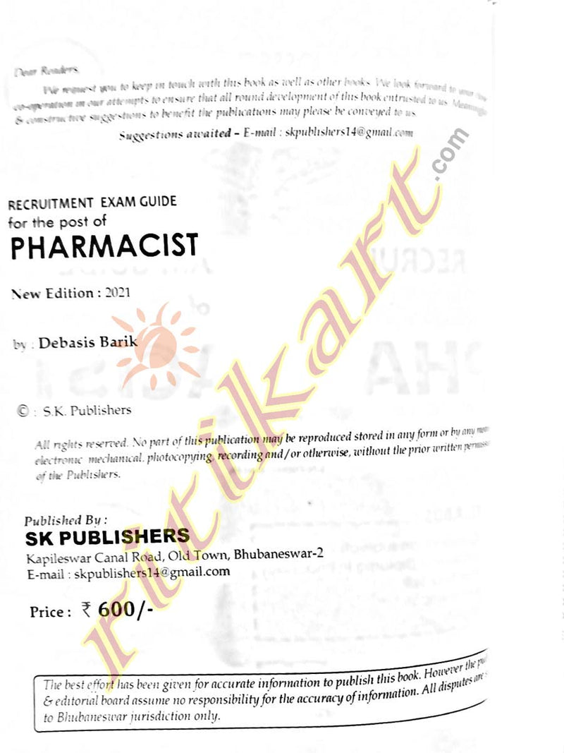 Recruitment Exam Guide for post of Pharmacist(OSSSC)_2
