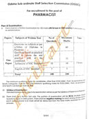 Recruitment Exam Guide for post of Pharmacist(OSSSC)_syllabus