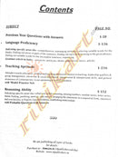Regional B.A. B.Ed. Entrance Test Guide_contents