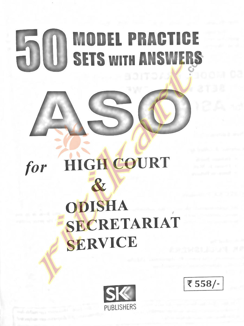 50 Practice Sets for Odisha High Court ASO_3