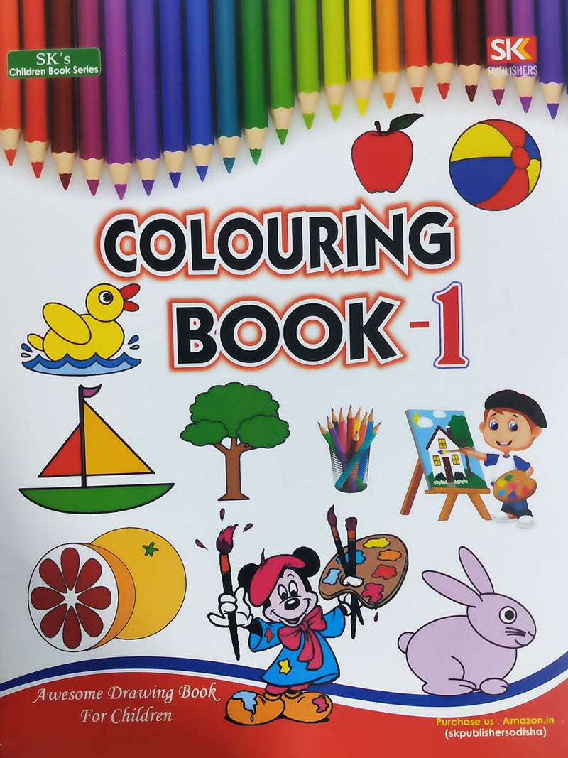 Colouring Book-1 by S.K Children Book Series_front