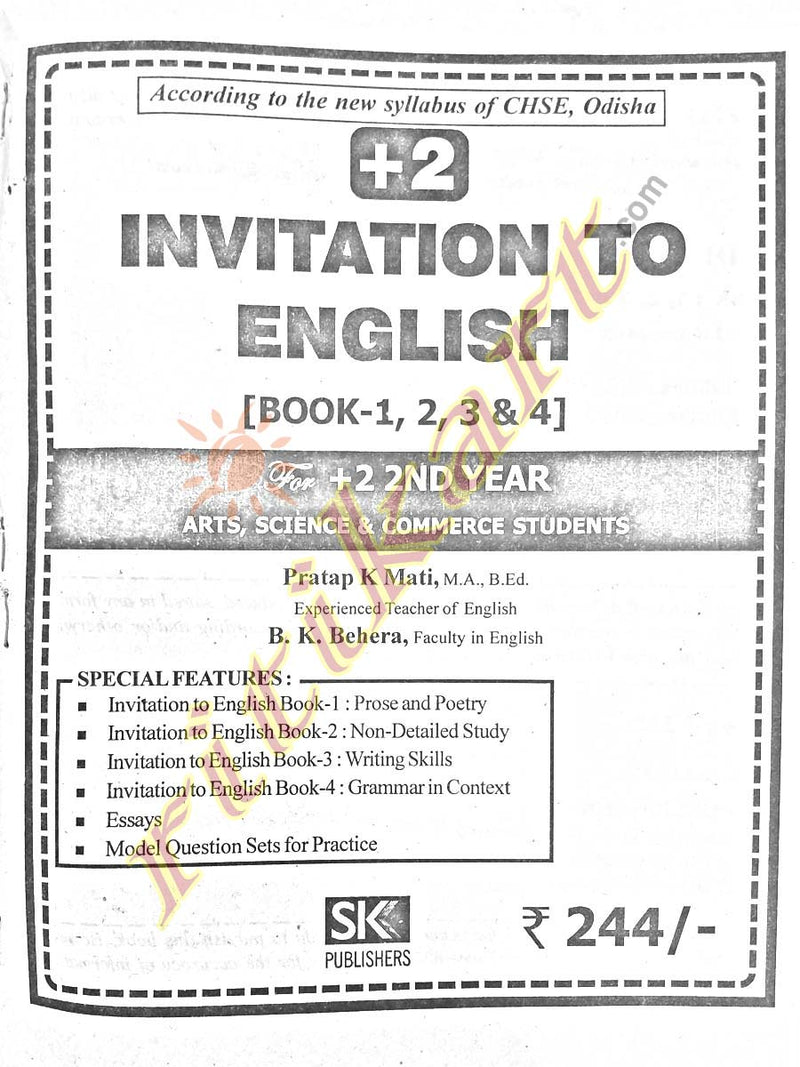 Invitation to English(Book-1,2,3,4)  for +2 Second Year_1