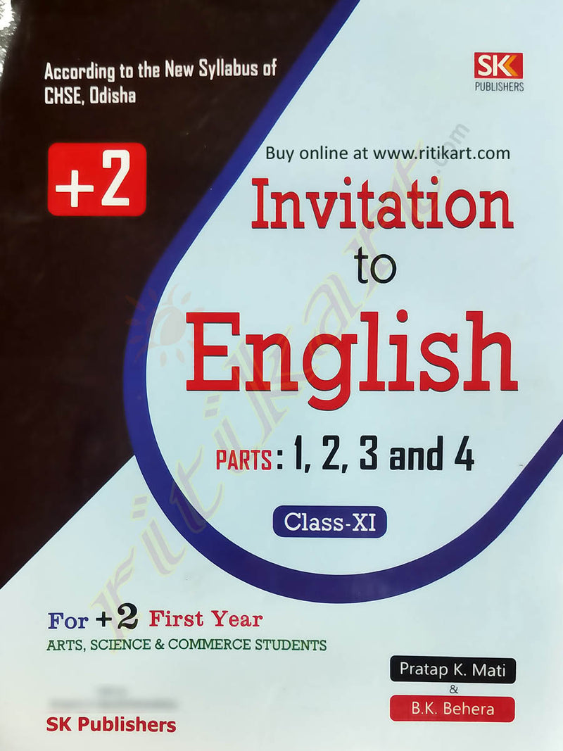 Invitation to English(Book-1,2,3,4) for +2 First Year_front