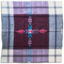 Cotton Violet Color Sambalpuri Rumal with Big Star (Size 20 inch)_1