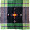 Cotton Green Sambalpuri Rumal with Big Star (Size 24 inch)