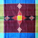 Cotton Green Sambalpuri Rumal with Big Star (Size 24 inch)