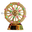 Brass Handcrafted Konark Wheel 8 inches_1