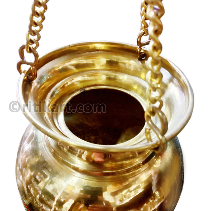 Balakati Brass and Copper Kalash with Hanger_2