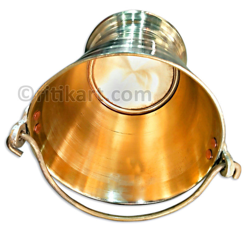 Balakati Pure Brass Puja Balti/Bucket(5 Litres)_3