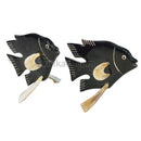 Cow Horn Made Twin Fish Set_3
