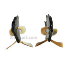 Cow Horn Made Twin Fish Set_4