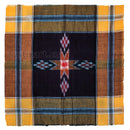Cotton Sambalpuri Rumal with Single Star 16 inch(Black and Brown Color)_1