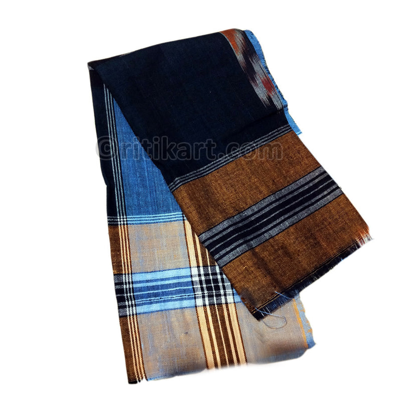 Handloom Cotton Multi Color Sambalpuri Rumal with Single Star 16 inch_2
