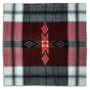 Cotton Maroon and Gray Sambalpuri Rumal with Single Star (Size-16 inch)_1